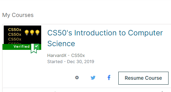 CS50 Course