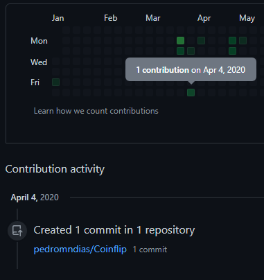 First Github contributions