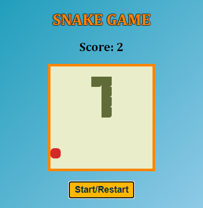 Scrimba Snake game