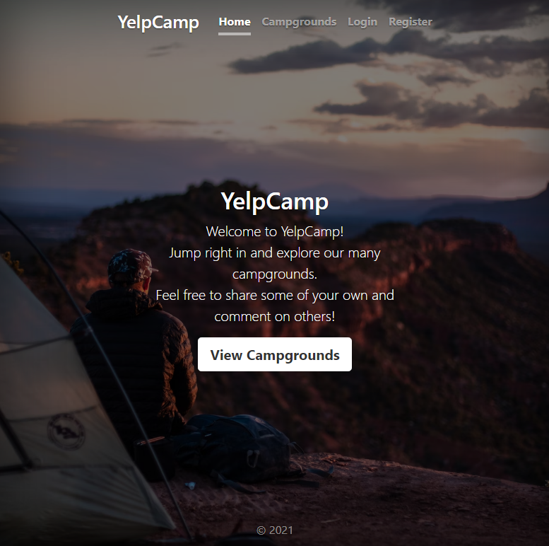 Yelpcamp app